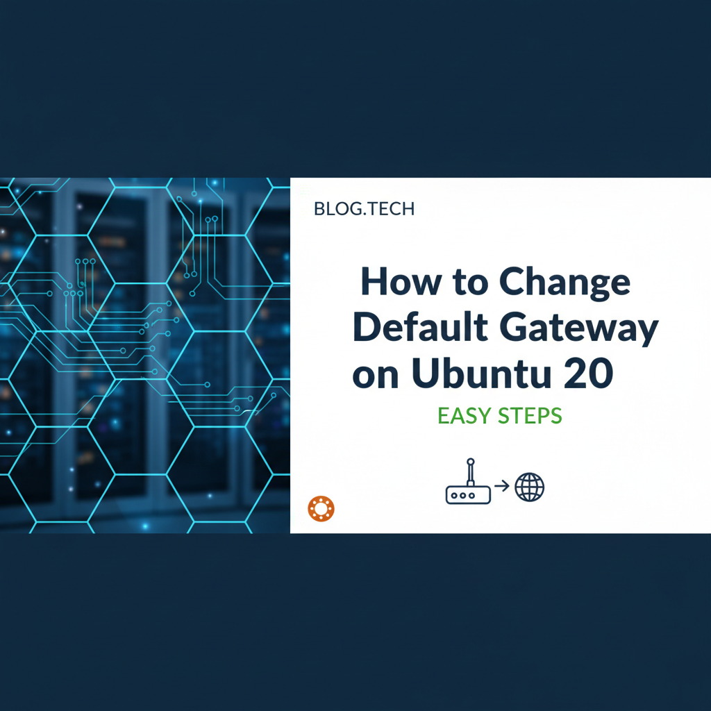 How to Change Default Gateway on Ubuntu 20: Easy Steps