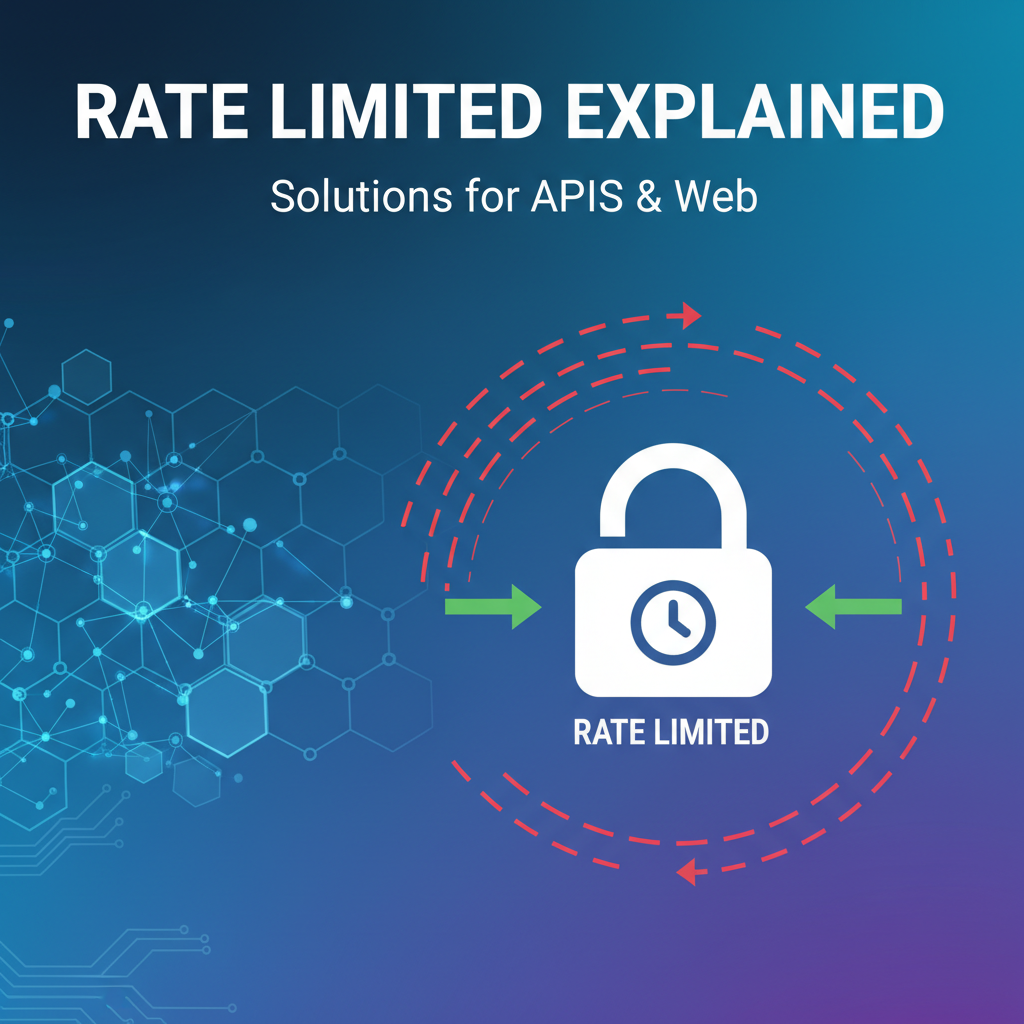Rate Limited Explained: Solutions for APIs & Web