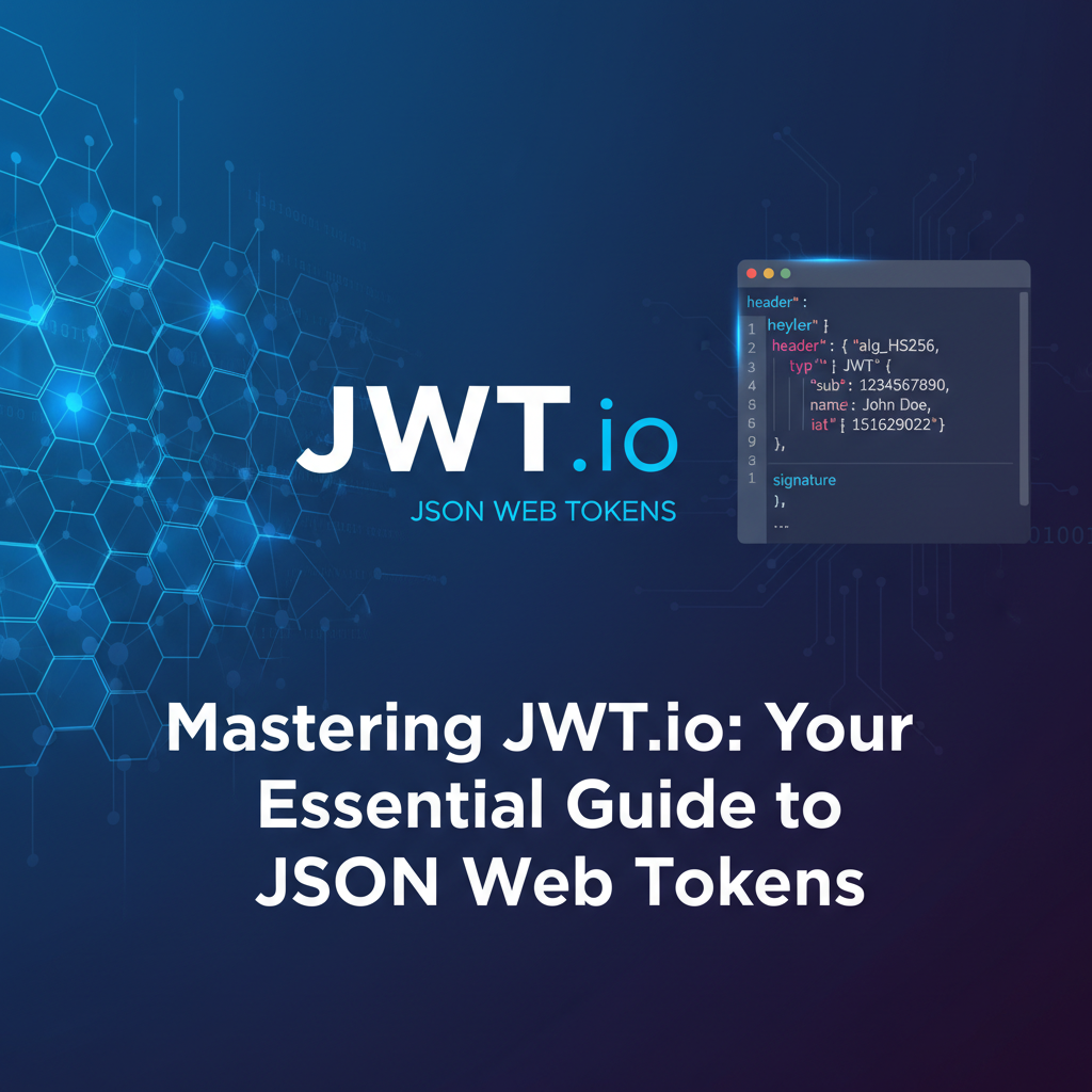 Mastering JWT.io: Your Essential Guide to JSON Web Tokens