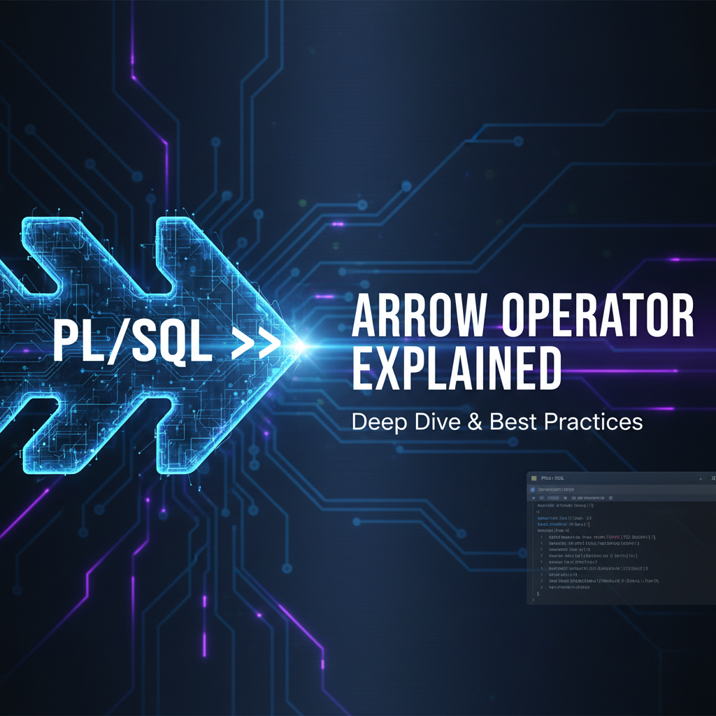 PL/SQL Arrow Operator Explained: Deep Dive & Best Practices