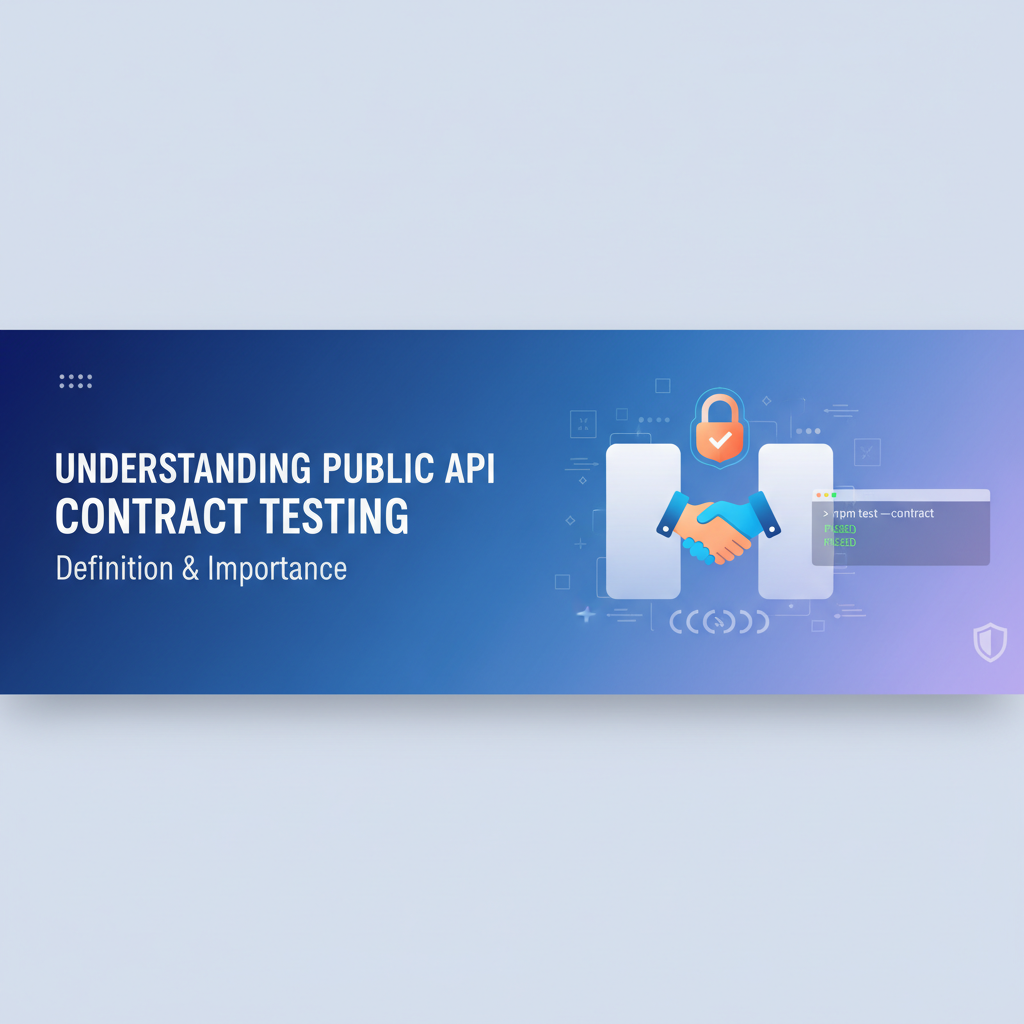 Understanding Public API Contract Testing: Definition & Importance