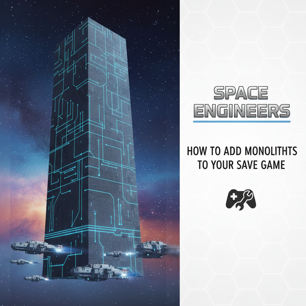 Space Engineers: How to Add Monoliths to Your Save Game