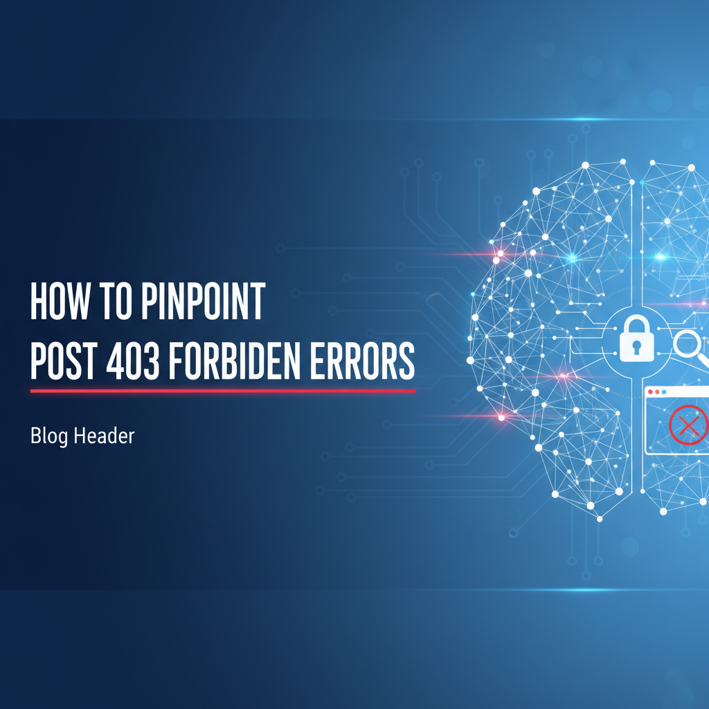 How to Pinpoint Post 403 Forbidden Errors