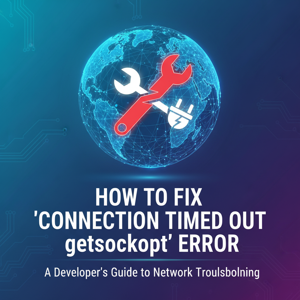 How to Fix 'Connection Timed Out getsockopt' Error