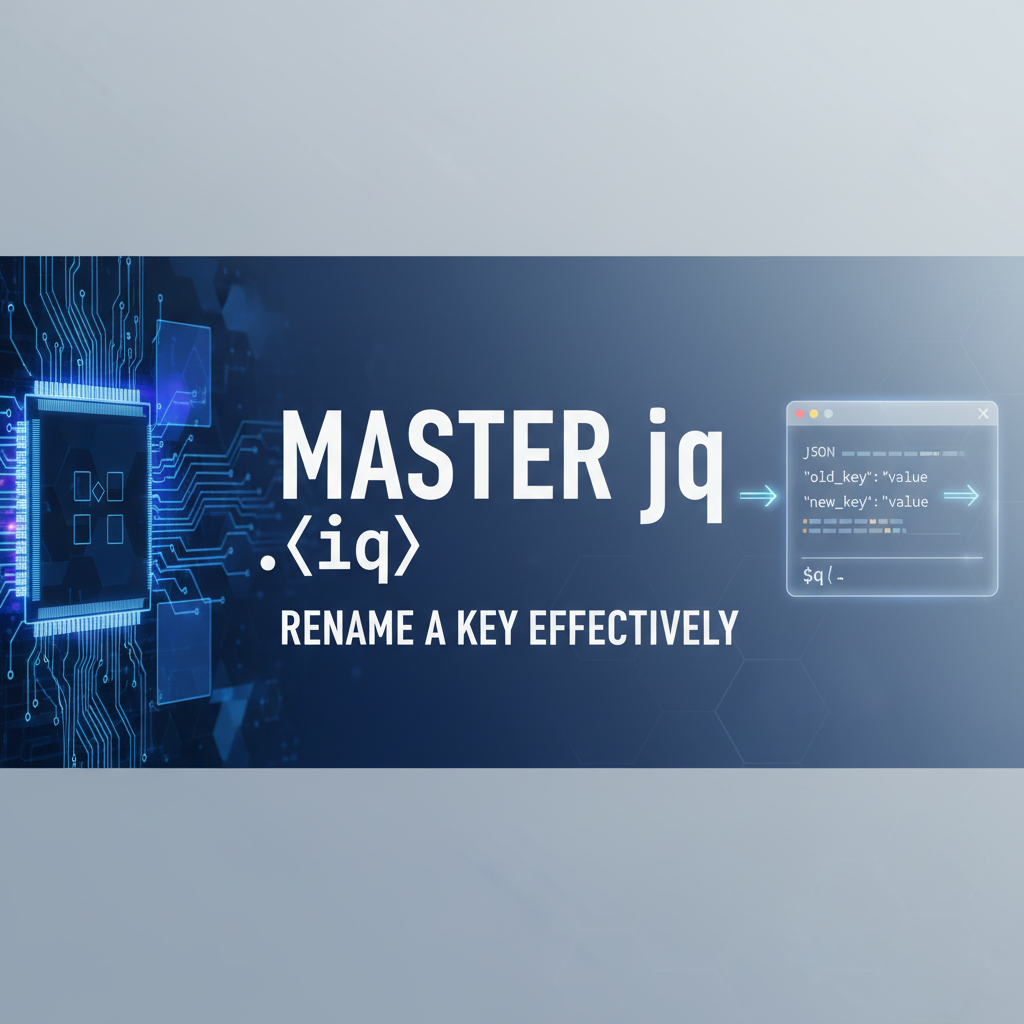 Master jq: Use jq to Rename a Key Effectively