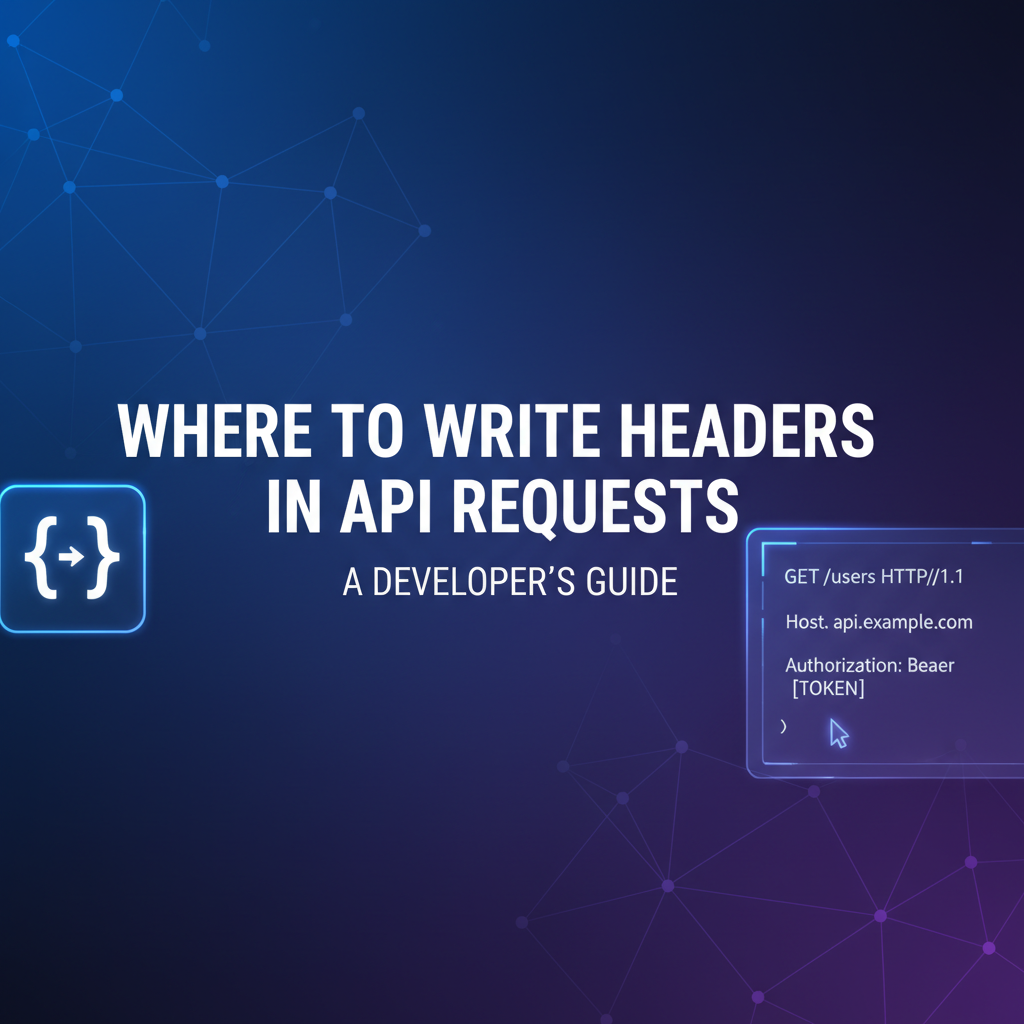 Where to Write Headers in API Requests: A Developer's Guide