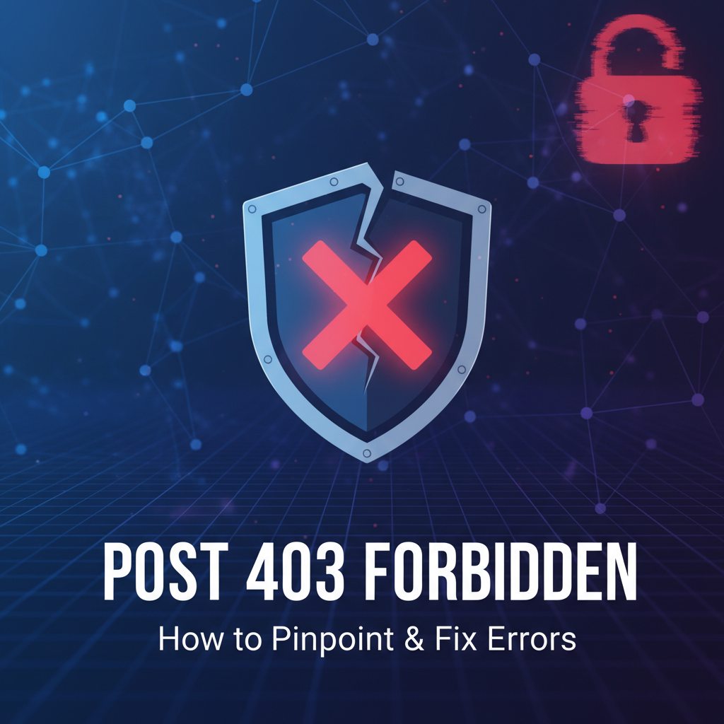 How to Pinpoint & Fix POST 403 Forbidden Errors
