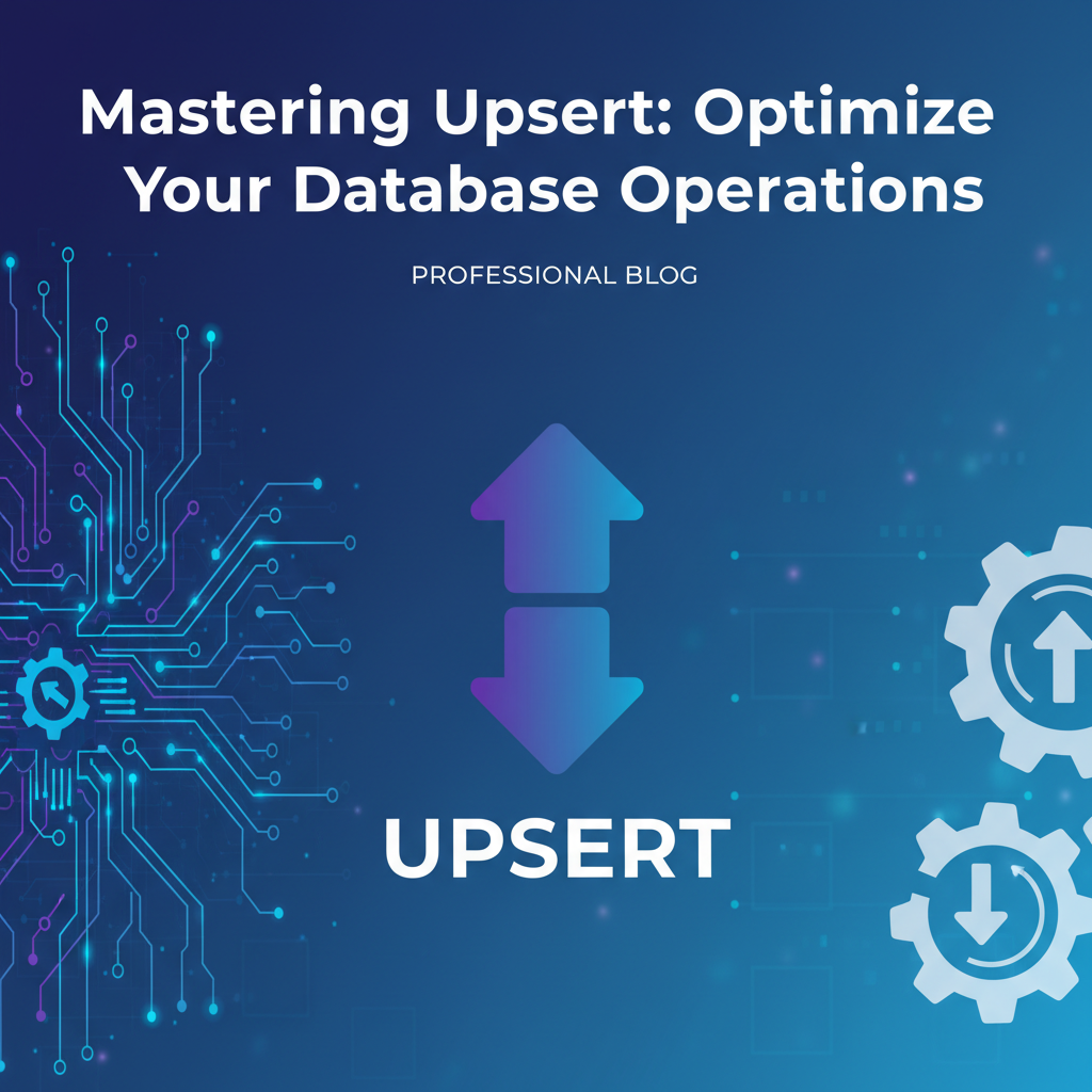 Mastering Upsert: Optimize Your Database Operations