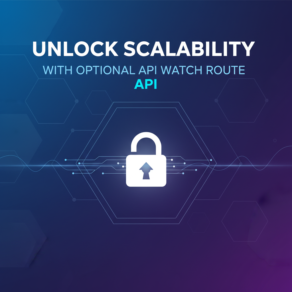 Unlock Scalability with Optional API Watch Route