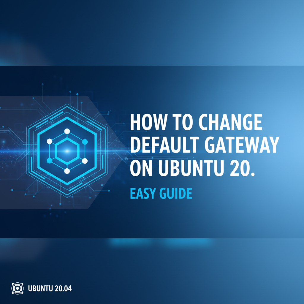 How to Change Default Gateway on Ubuntu 20: Easy Guide