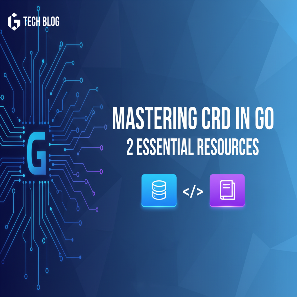 Mastering CRD in Go: 2 Essential Resources