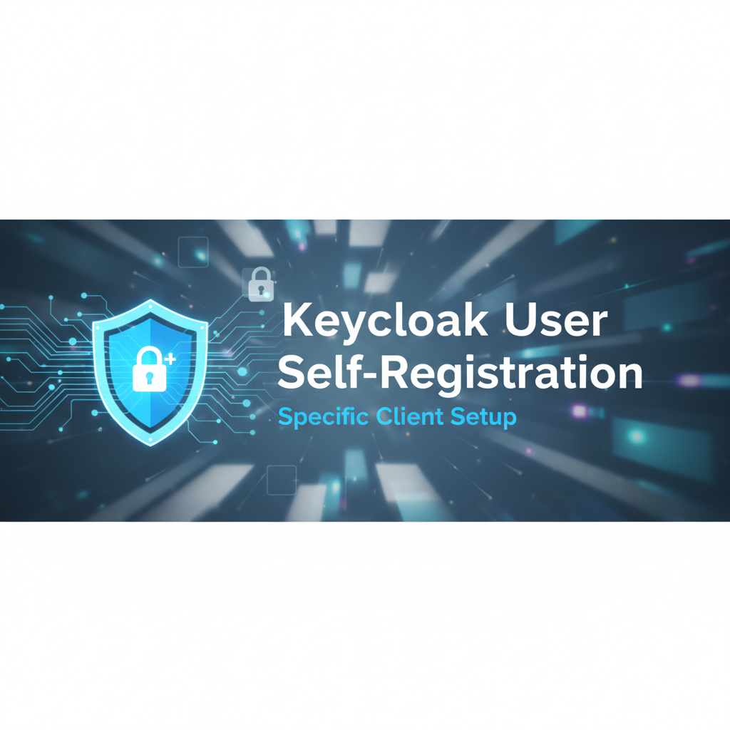 Keycloak User Self-Registration: Specific Client Setup