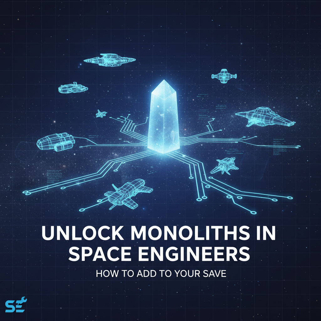 Unlock Monoliths in Space Engineers: How to Add to Your Save