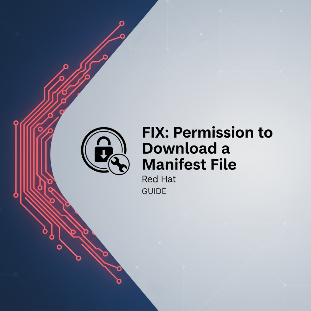 Fix: Permission to Download a Manifest File Red Hat
