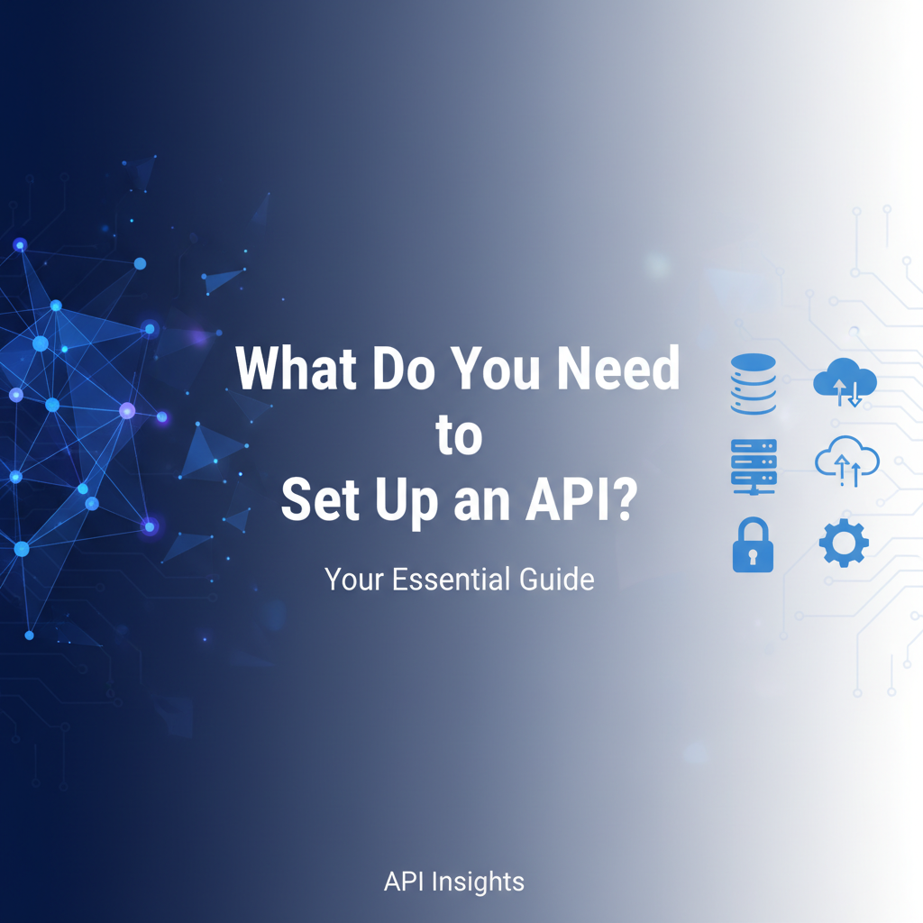 What Do You Need to Set Up an API? Your Essential Guide