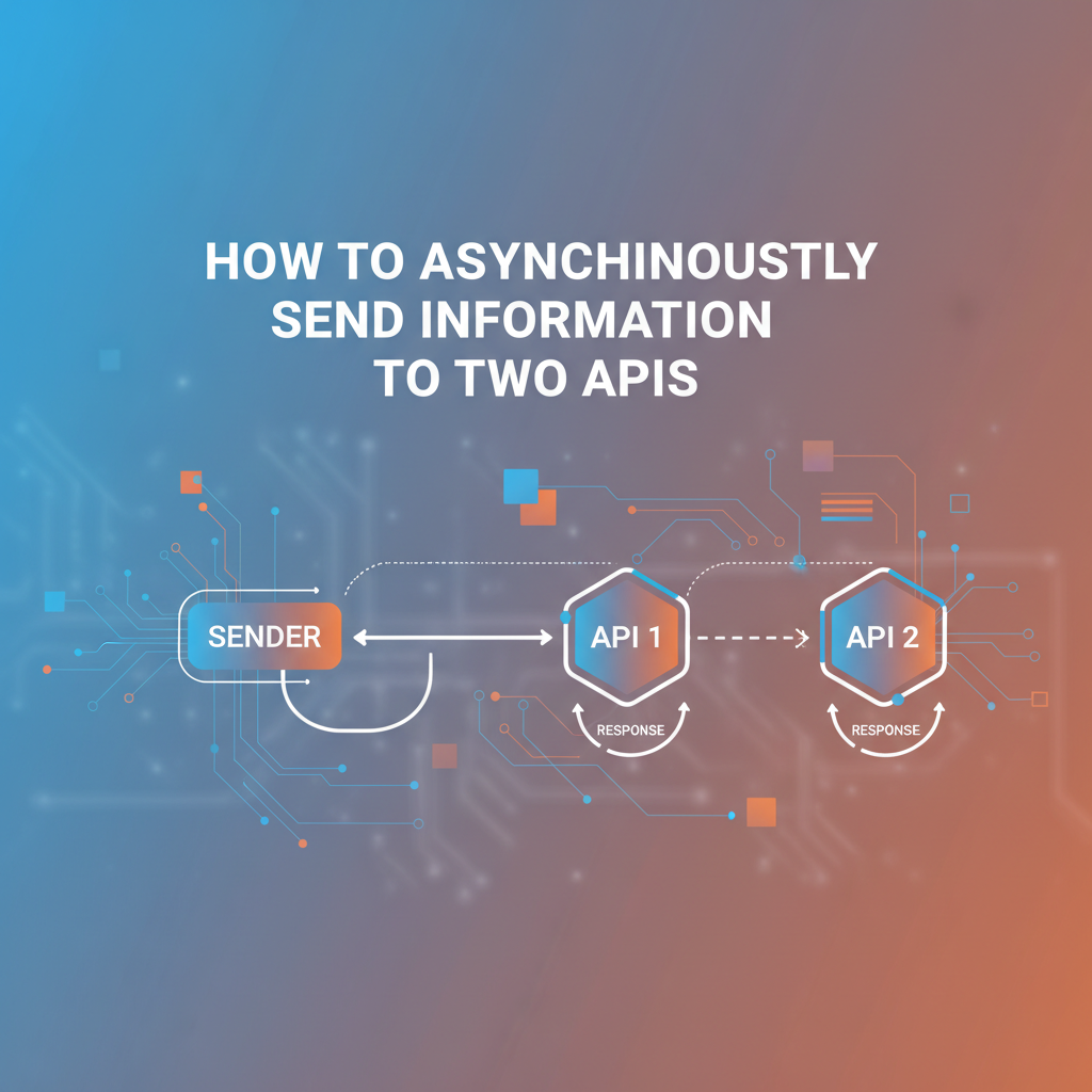 How to Asynchronously Send Information to Two APIs