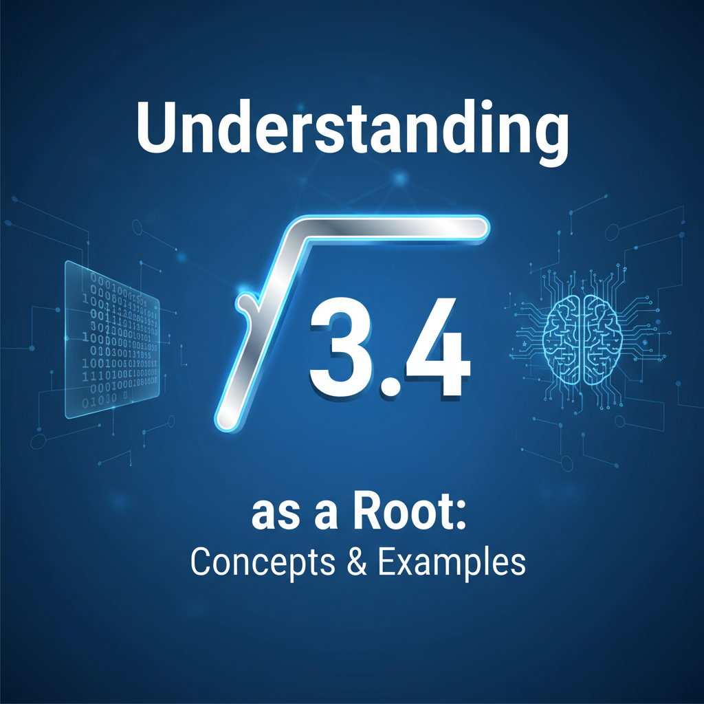 Understanding 3.4 as a Root: Concepts & Examples