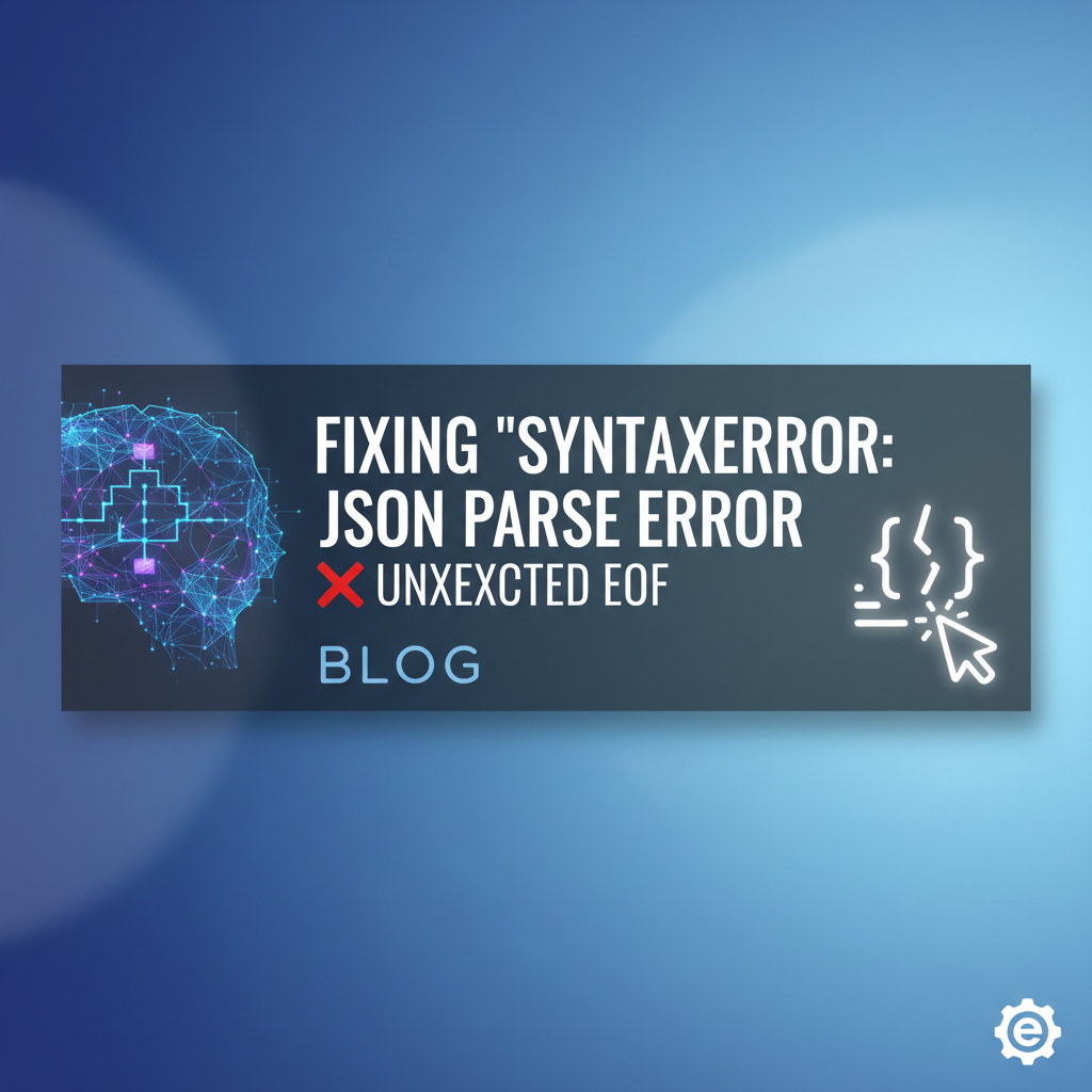 Fixing 'error: syntaxerror: json parse error: unexpected eof'