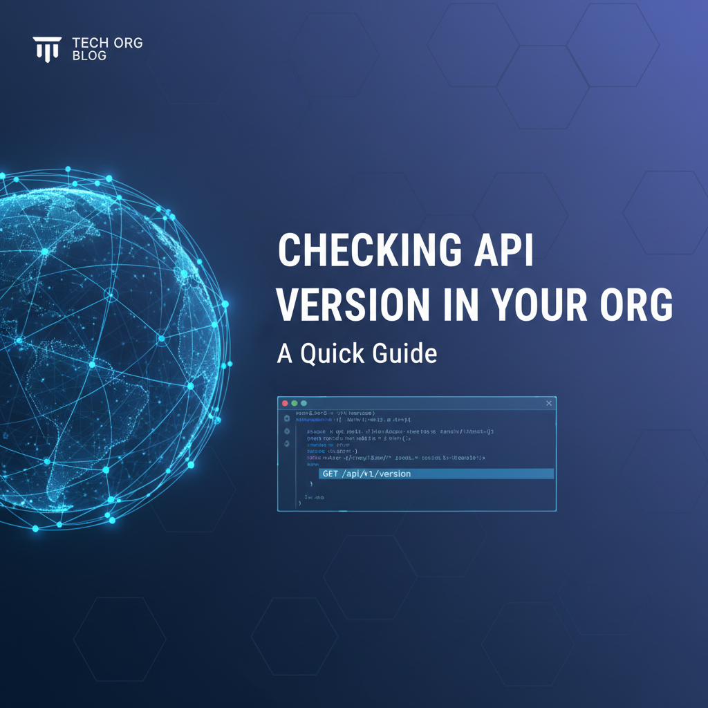 Checking API Version in Your Org: A Quick Guide
