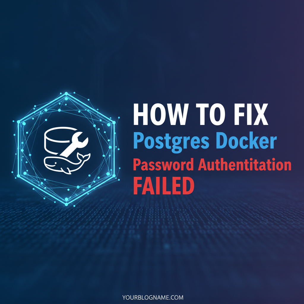 How to Fix Postgres Docker Password Authentication Failed