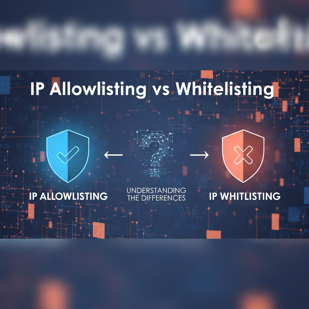 IP Allowlisting vs Whitelisting: Understanding the Differences