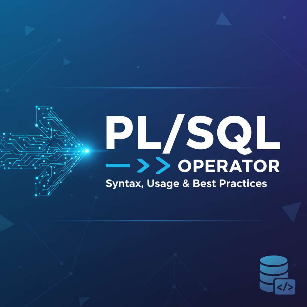 PL/SQL Arrow Operator: Syntax, Usage & Best Practices