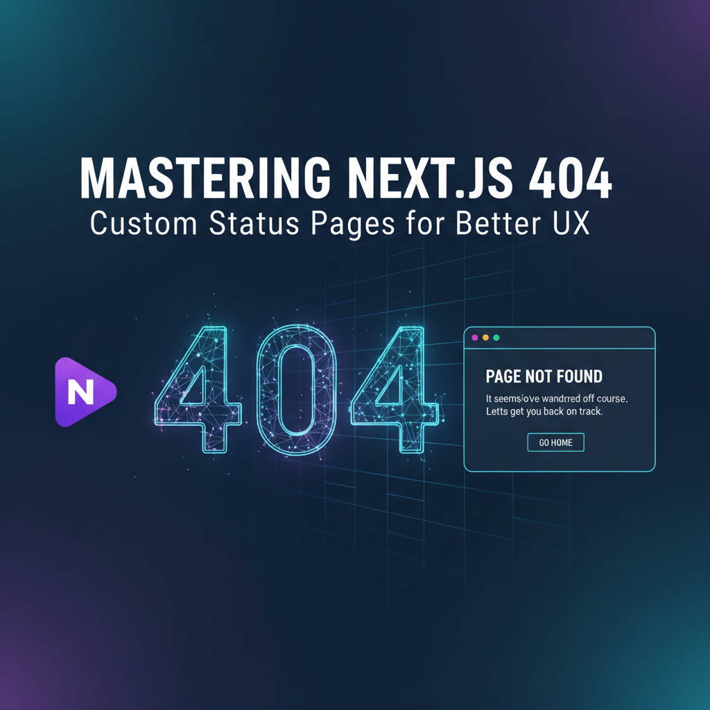 Mastering Next.js 404: Custom Status Pages for Better UX