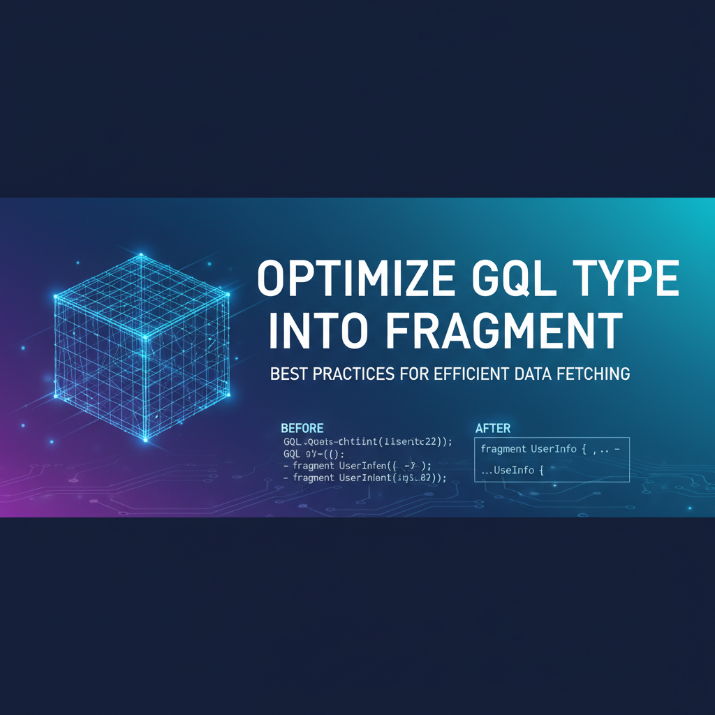 Optimize GQL Type Into Fragment: Best Practices