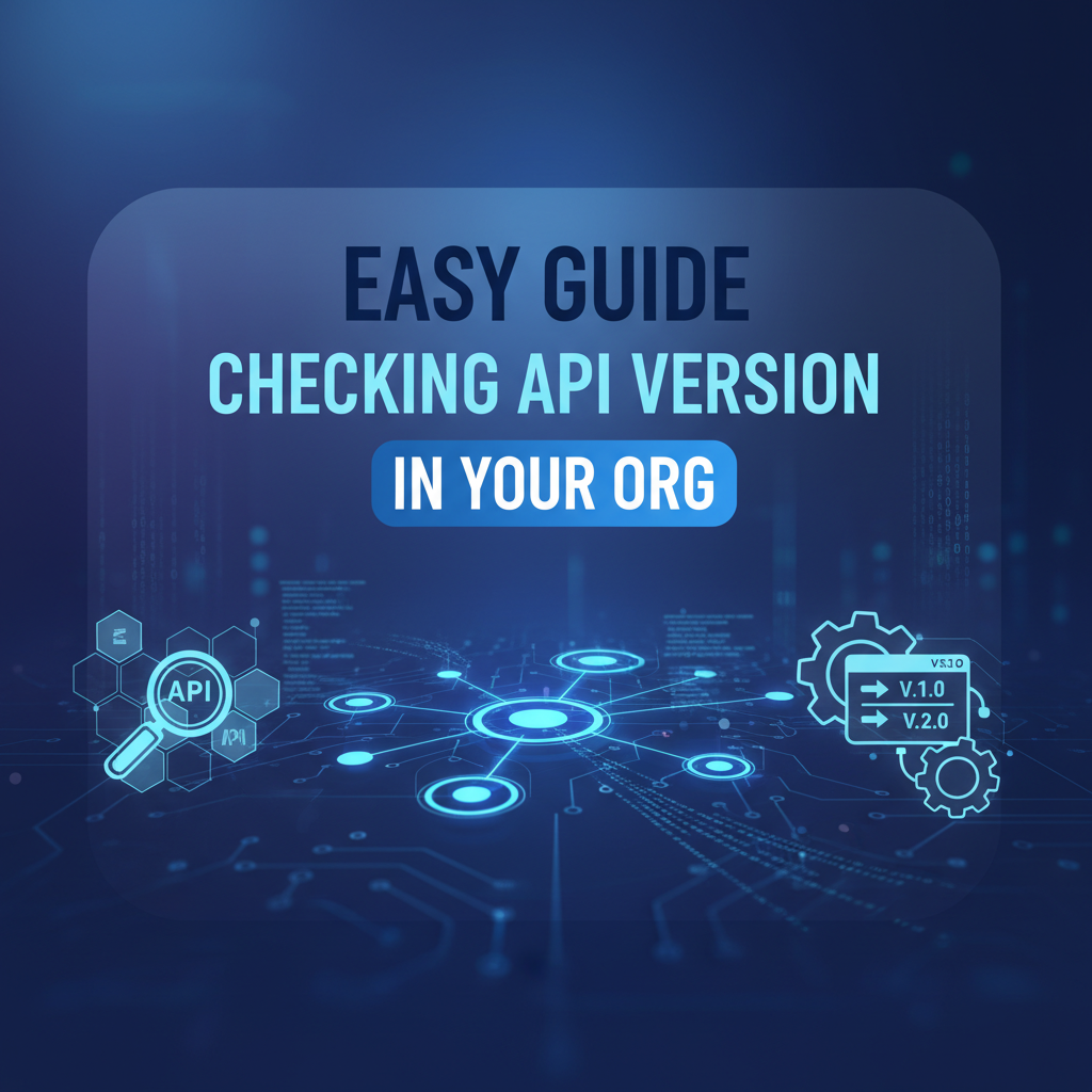Easy Guide: Checking API Version in Your Org