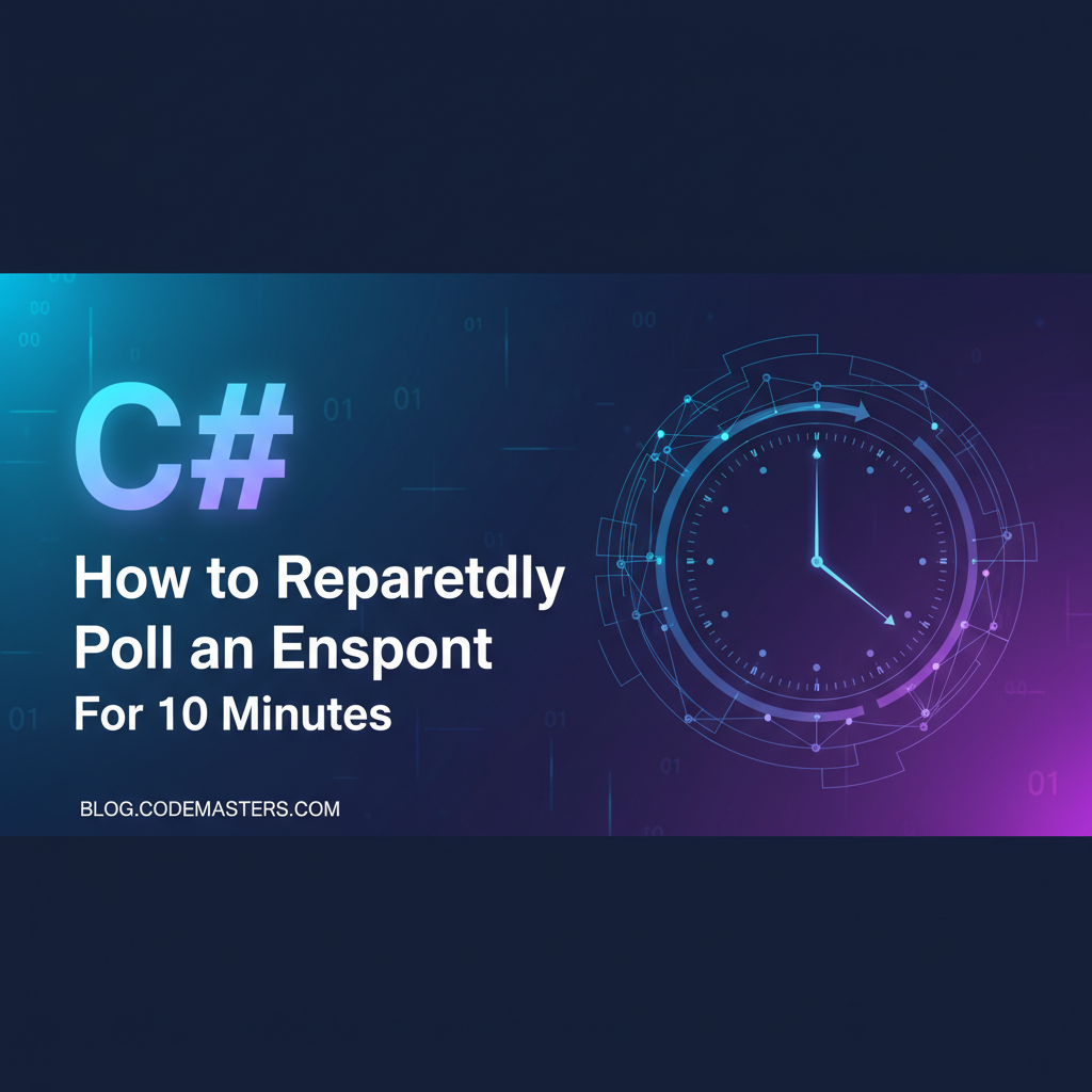 C# How to Repeatedly Poll an Endpoint for 10 Minutes