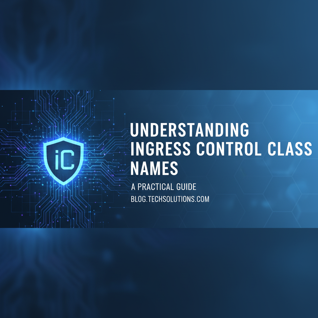 Understanding Ingress Control Class Names: A Practical Guide
