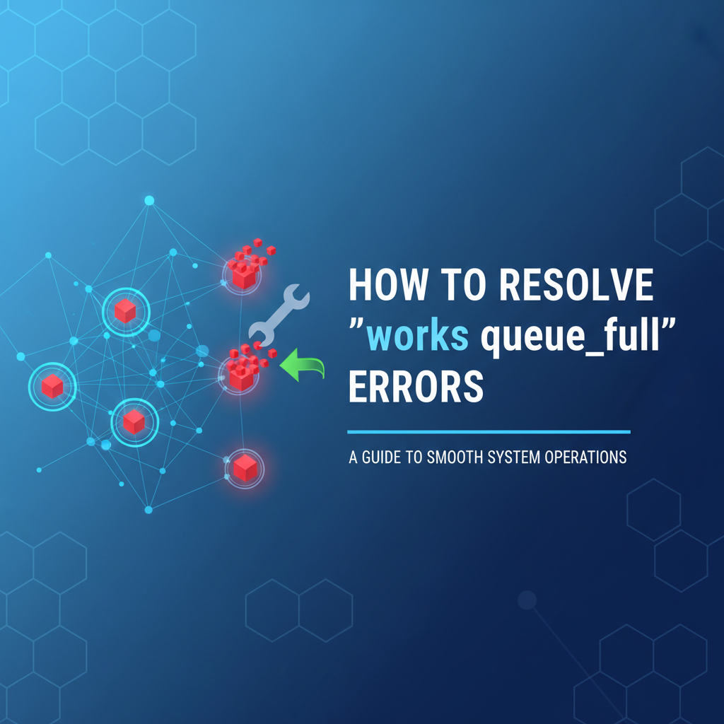 How to Resolve 'works queue_full' Errors