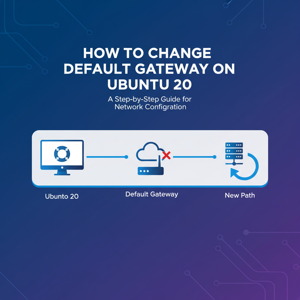 How to Change Default Gateway on Ubuntu 20
