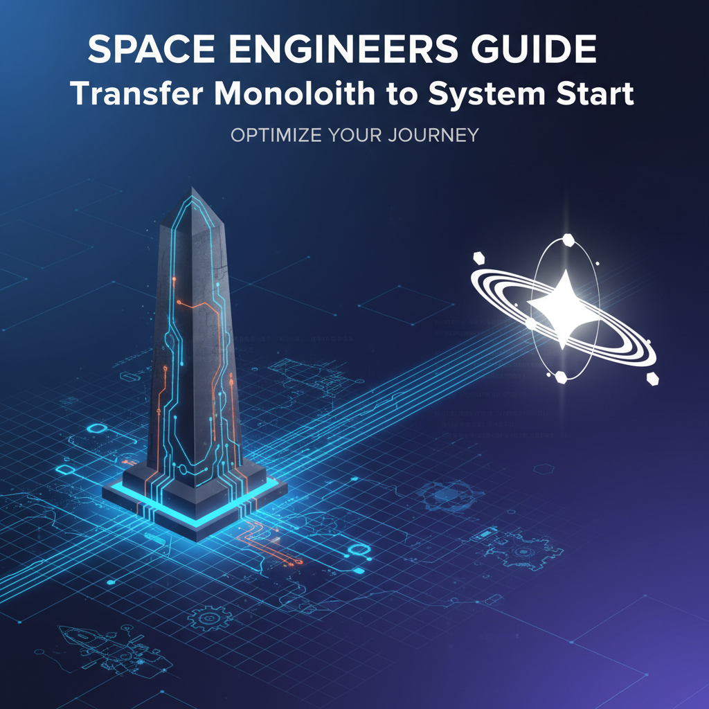 Space Engineers Guide: Transfer Monolith to System Start
