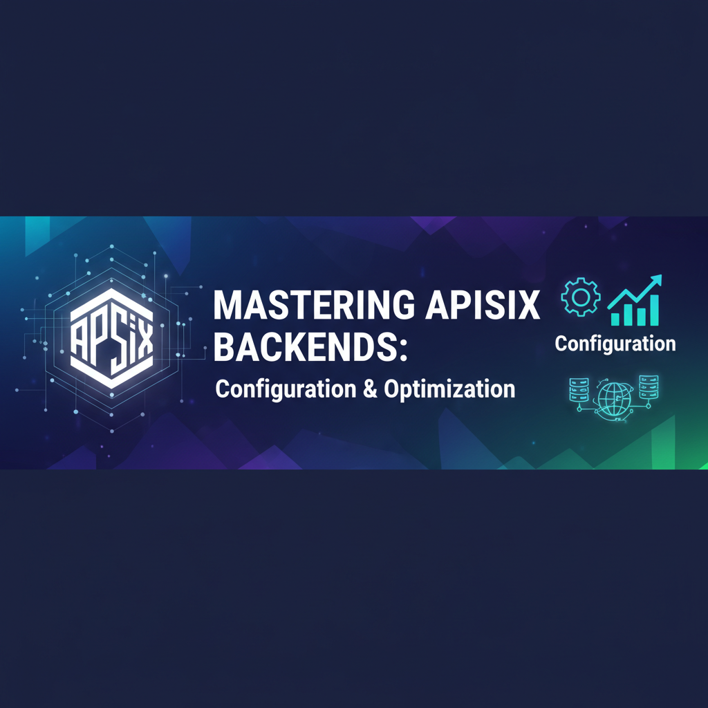 Mastering APISIX Backends: Configuration & Optimization