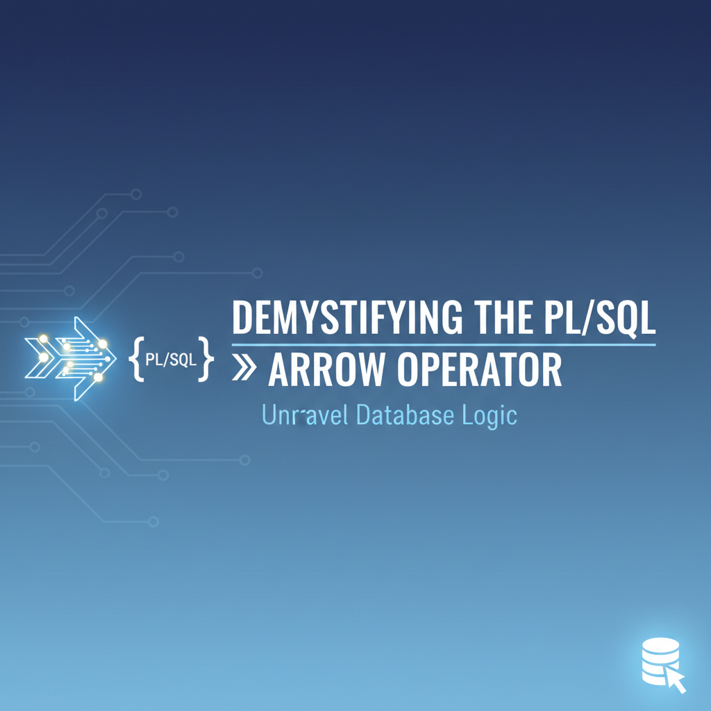 Demystifying the PL/SQL Arrow Operator