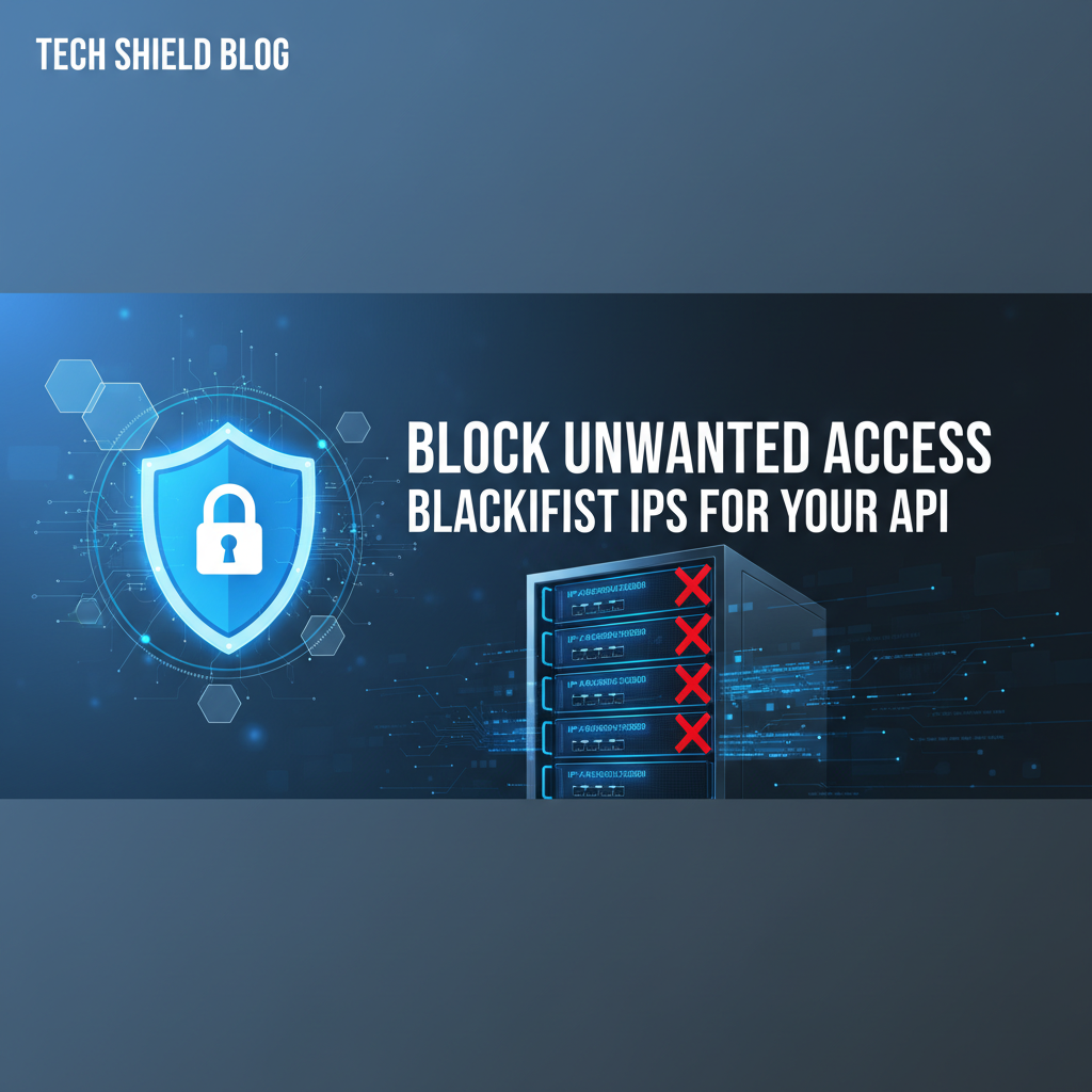 Block Unwanted Access: Blacklist IPs for Your API