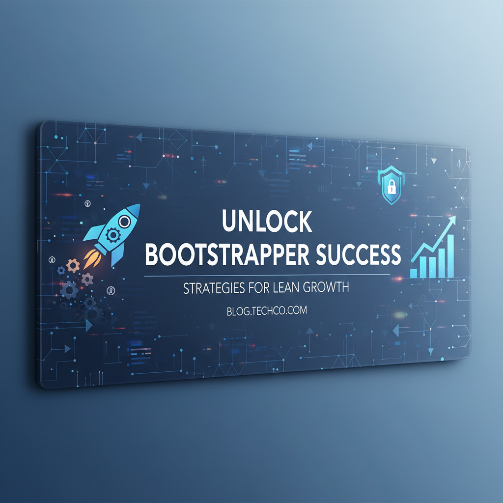 Unlock Bootstrapper Success: Strategies for Lean Growth