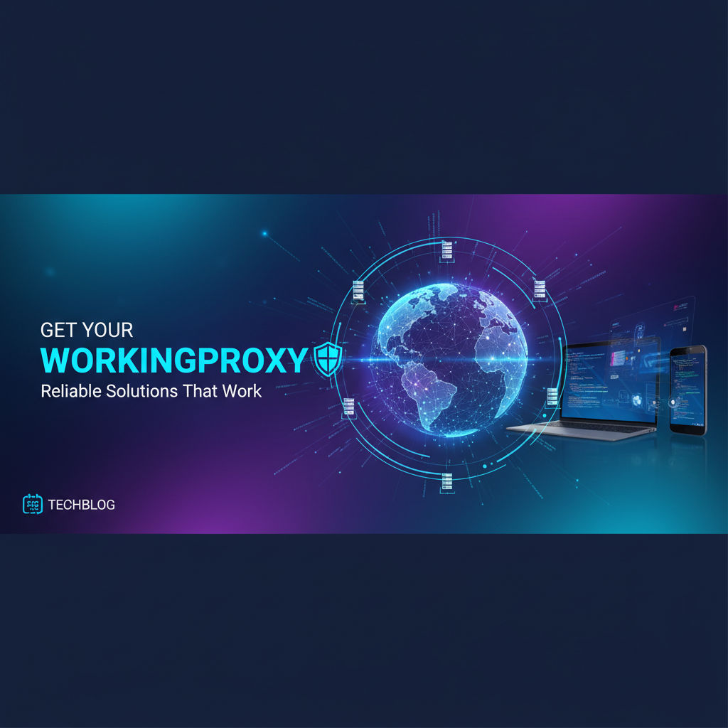 Get Your WorkingProxy: Reliable Solutions That Work
