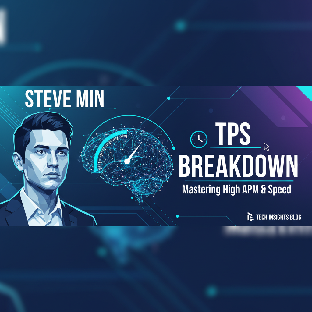 Steve Min TPS Breakdown: Mastering High APM & Speed