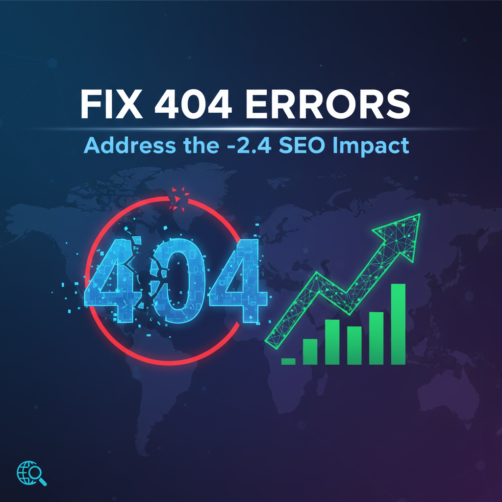 Fix 404 Errors: Address the -2.4 SEO Impact
