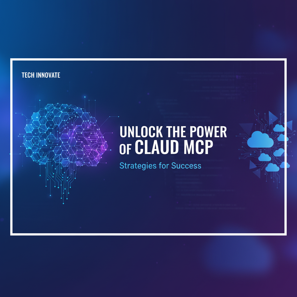 Unlock the Power of Claud MCP: Strategies for Success