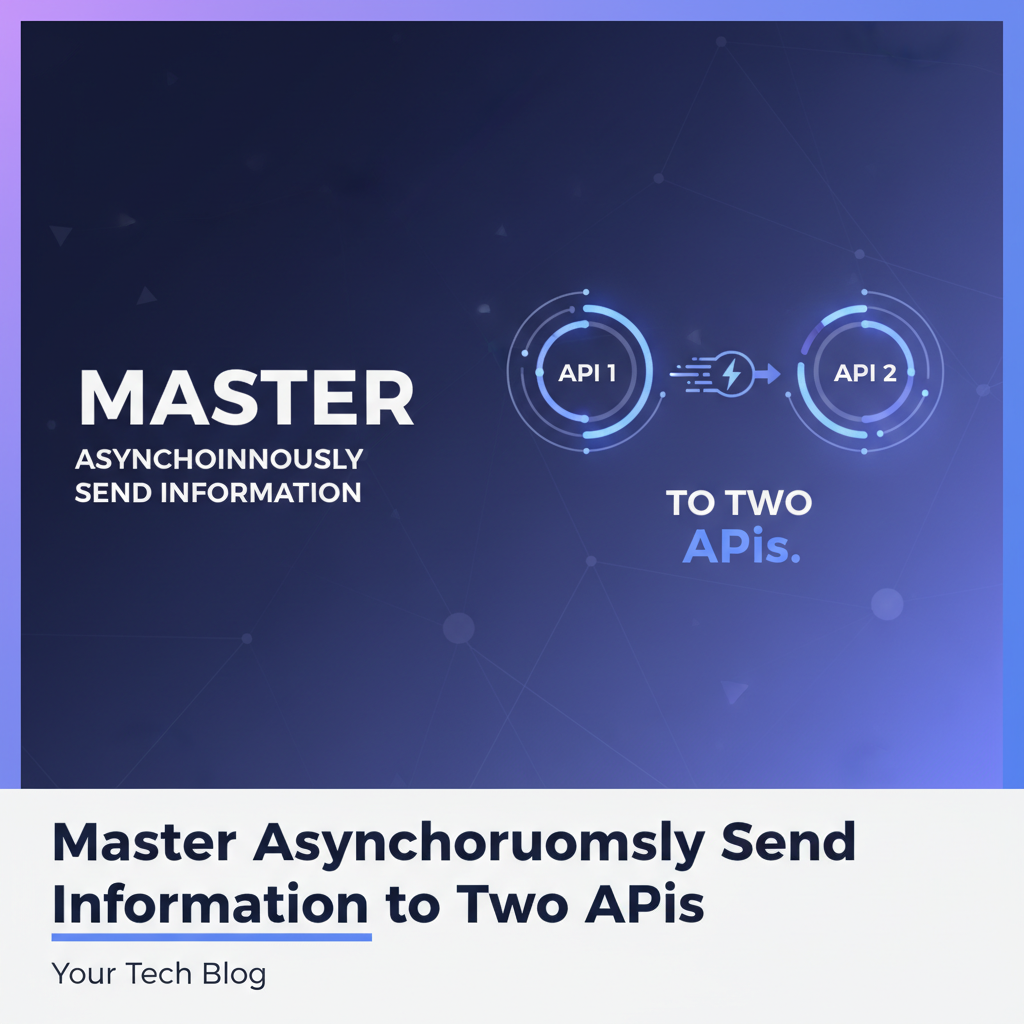 Master Asynchronously Send Information to Two APIs