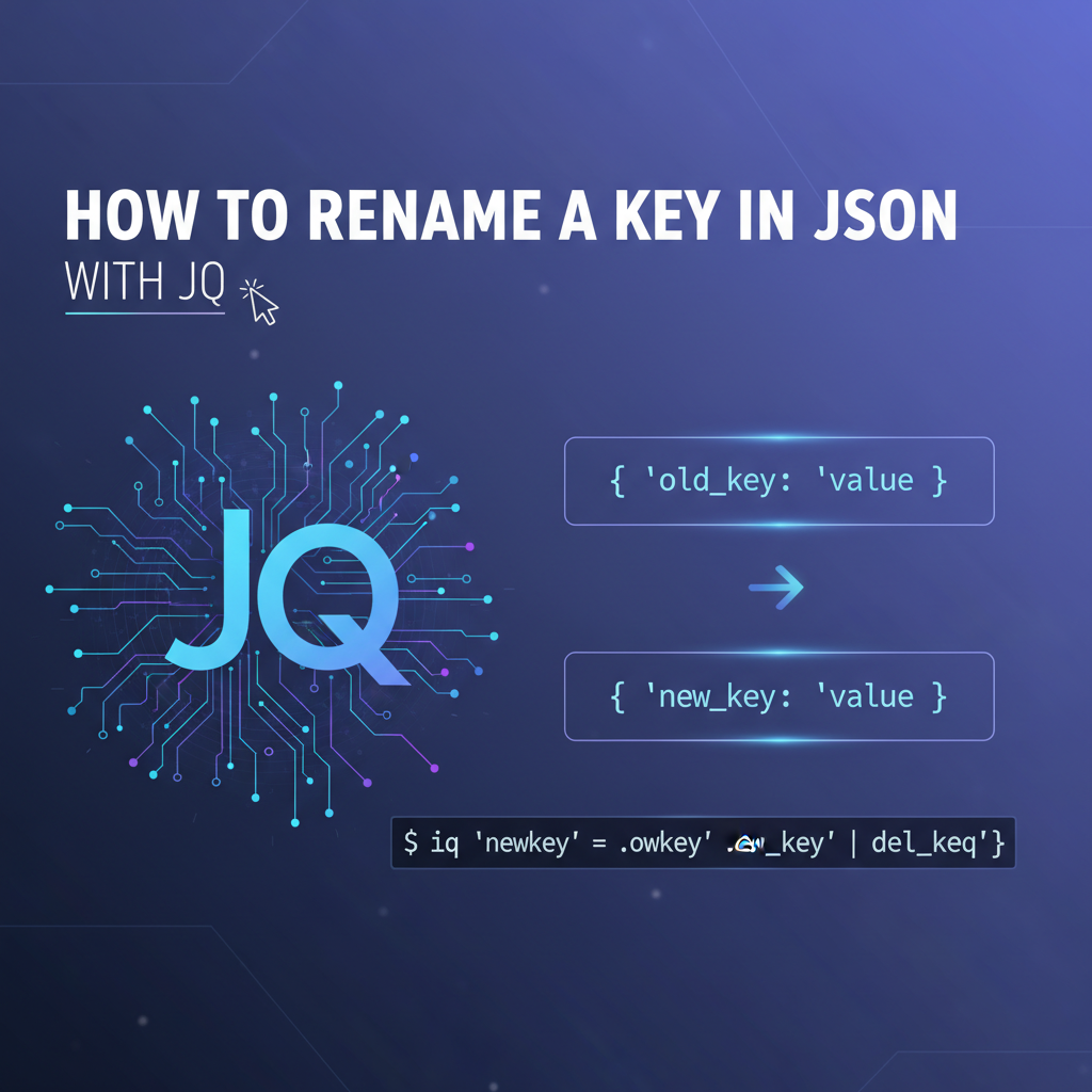 How to Rename a Key in JSON with jq