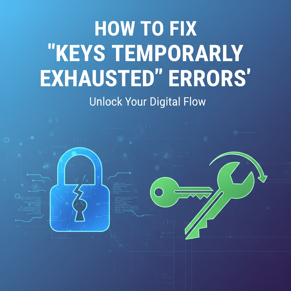 How to Fix 'Keys Temporarily Exhausted' Errors
