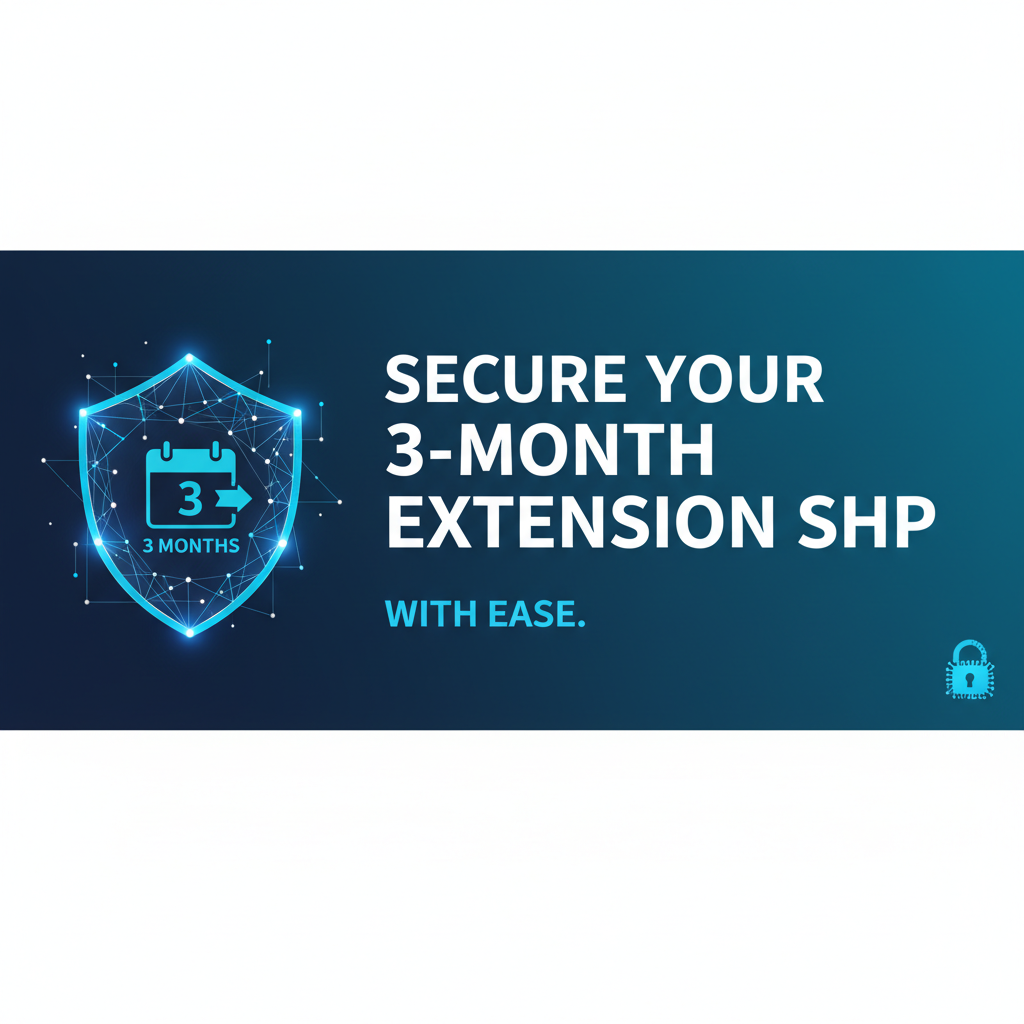 Secure Your 3-Month Extension SHP with Ease