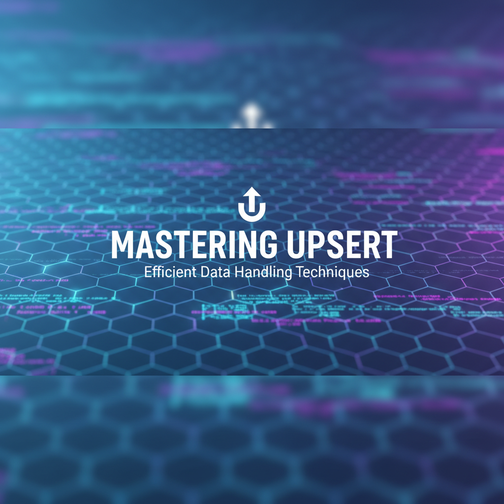 Mastering Upsert: Efficient Data Handling Techniques