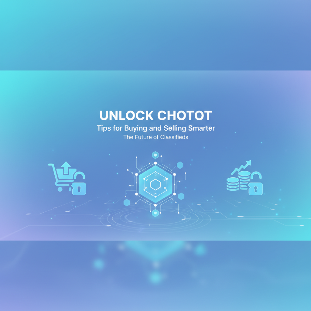 Unlock Chotot: Tips for Buying and Selling Smarter