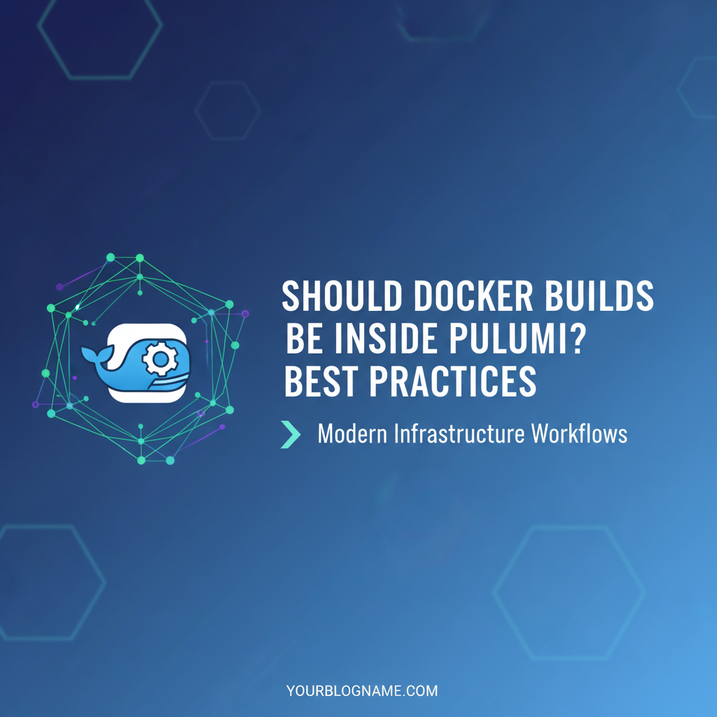 Should Docker Builds Be Inside Pulumi? Best Practices