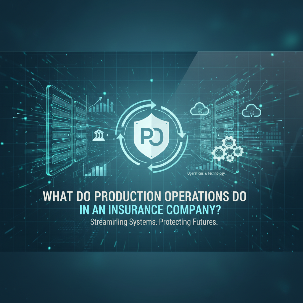 What Do Production Operations Do in an Insurance Company?